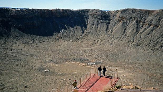 Cráter de Barringer, en Arizona, Estados Unidos