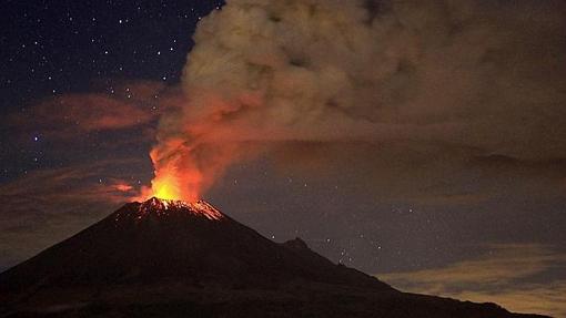 El volcán Popocatepetl de México, en una imagen de archivo