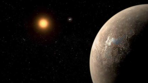 Impresión artística de Próxima b, la potencial Tierra más cercana al Sistema Solar