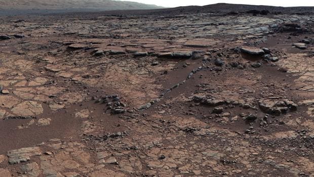 El paisaje de Marte estudiado por el Curiosity