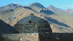 Caravasar, albergue para caravanas, en Kirguistán