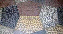 Embaldosado pentagonal en El Cairo