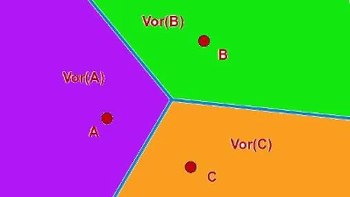El diagrama de Voronoi, la forma matemática de dividir el mundo