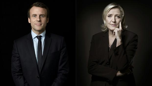 Le Pen y Macron a la segunda vuelta