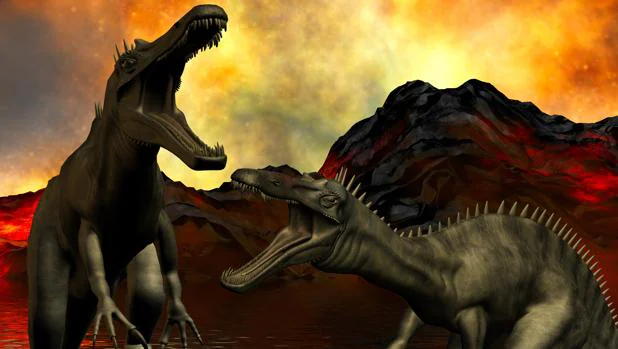 Los dinosaurios ocuparon el lugar de otras especies desaparecidas tras la hecatombe volcánica