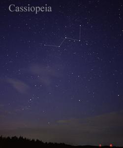 La constelación de Casiopea