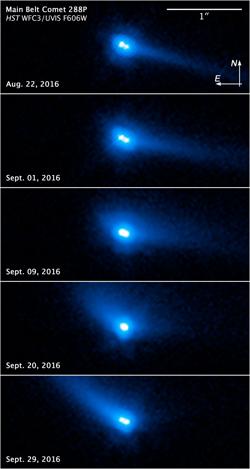 Imagen del asteroide binario 288P