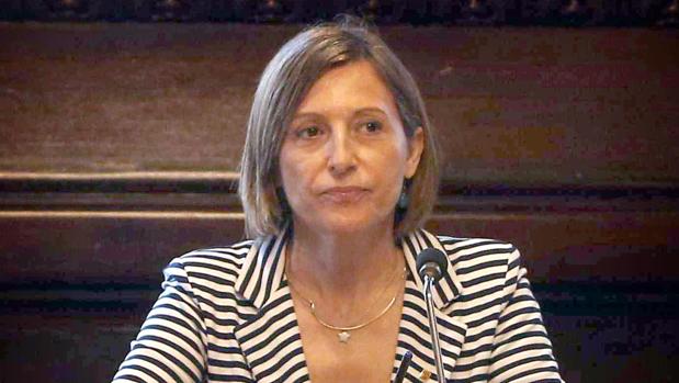 Forcadell tampoco se atreve a decir si el lunes habrá declaración unilateral de independencia