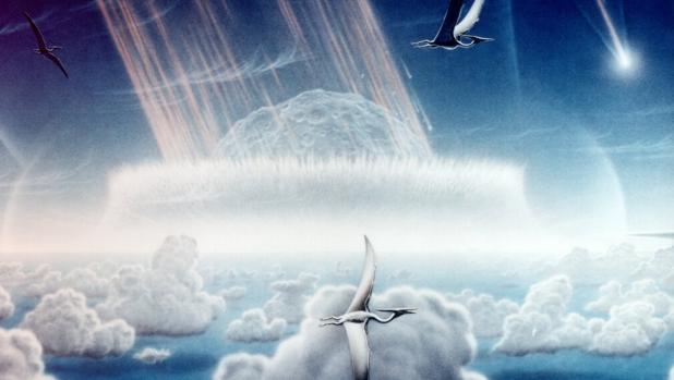 Simulación del gran impacto del asteroide que causó la extinción del Cretácico-Terciario