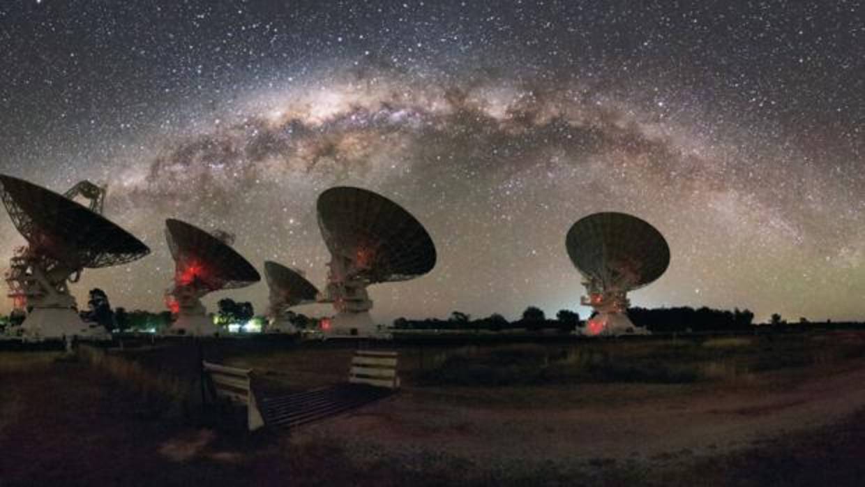 Observatorio de CSIRO (Australia) que ha observado la fusión de estrellas de neutrones GW170817