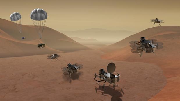 La NASA desvela sus planes para explorar el Sistema Solar: un dron en Titán o una sonda en un cometa