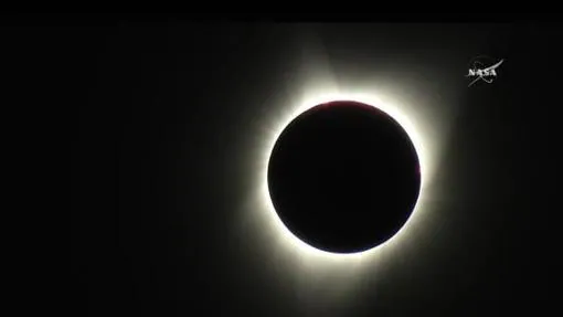 Imagen del eclipse solar