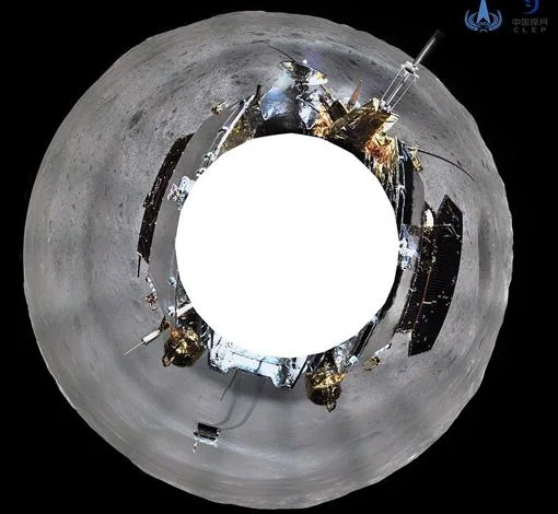 La primera panorámica 360 del lado oculto de la Luna