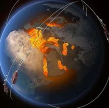 Los satélites Swarm estudian el campo magnético de la Tierra