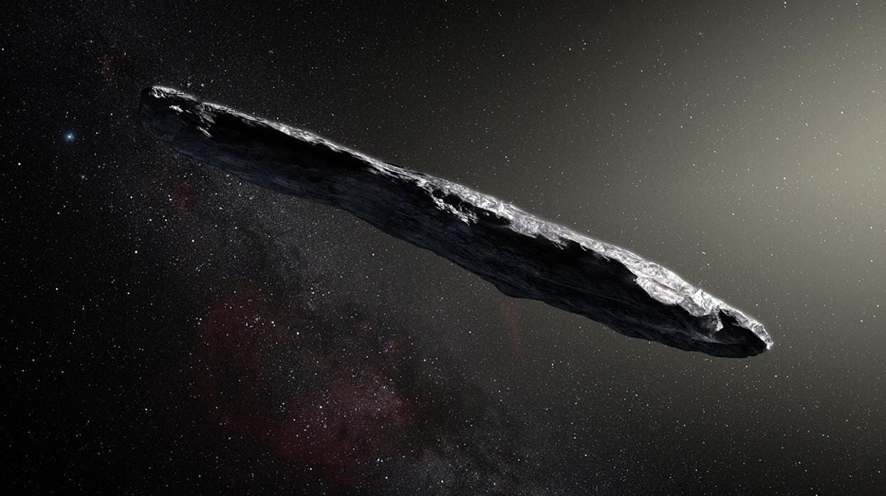 Recreación de Oumuamua