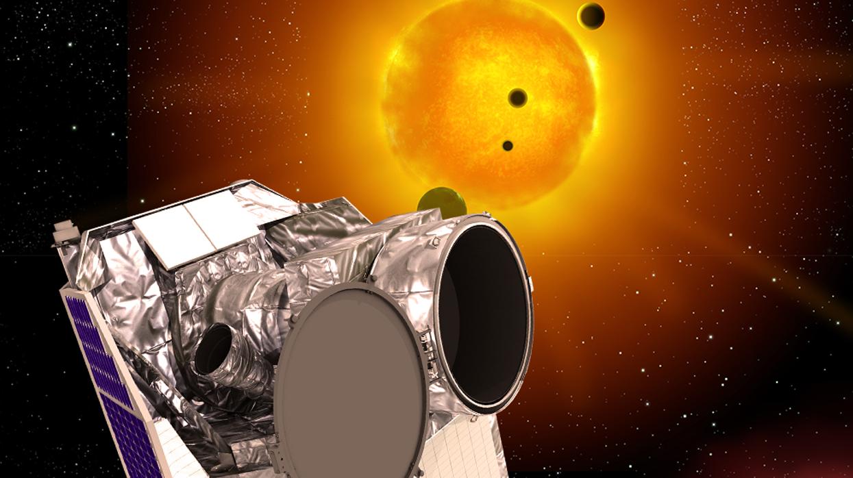 Representación del satélite Cheops. Medirá el tamaño de los exoplanetas por medio del método de los tránsitos