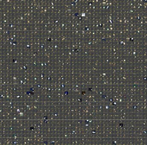 En este mosaico aparecen las 1.800 nuevas supernovas detectadas con el telescopio Subaru