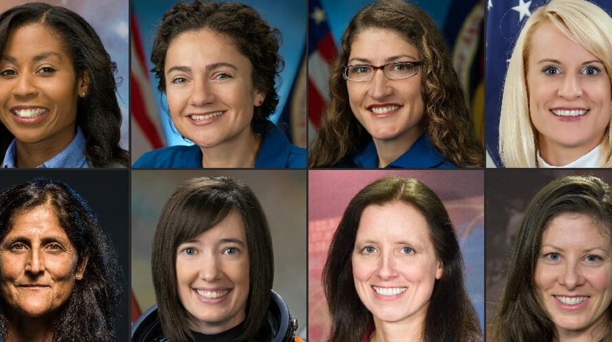 Las doce candidatas de la NASA a ser la primera mujer en pisar la Luna