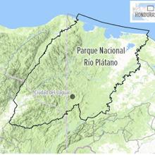 mapa geográfico de la Ciudad del Jaguar, dentro de la Ciudad Blanca