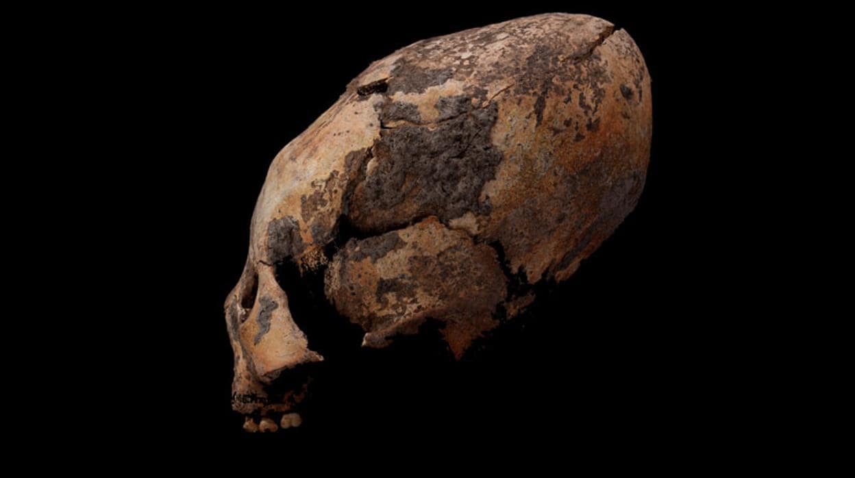 Un niño de hace 6.000 años con el cráneo alargado encontrado en China