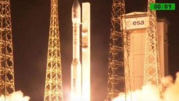 Un cohete Vega europeo se pierde dos minutos después del despegue