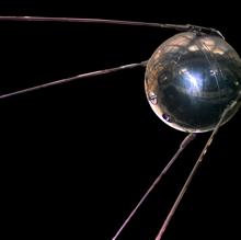 Réplica del Prosteyshiy Sputnik-1, el primer satélite artificial