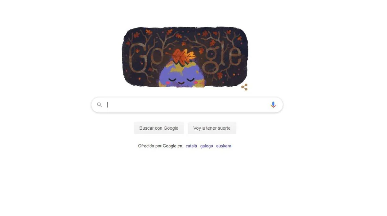 Google celebra la entrada del otoño
