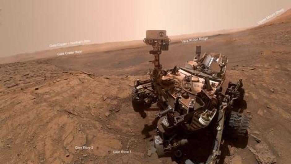El rover Curiosity envía una nueva imagen desde Marte