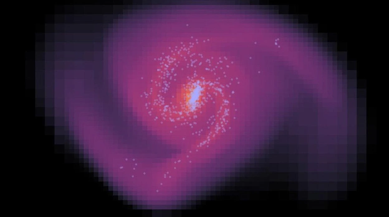 Una galaxia muy similar a la nuestra en la nueva simulación del Universo sin materia oscura.