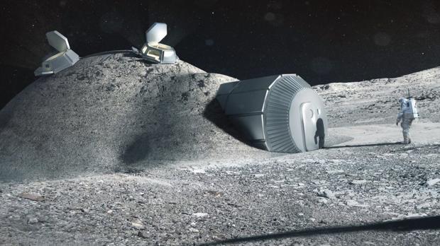 Proponen construir bases lunares con la orina de los astronautas