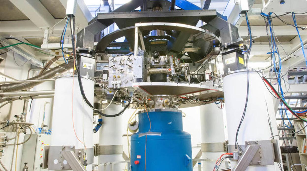 Un refrigerador donde se ha generado la interacción de los cristales del tiempo