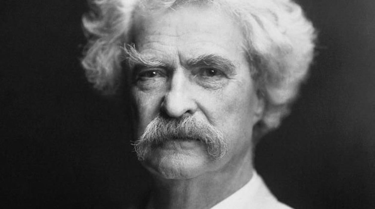 El escritor estadounidense Mark Twain