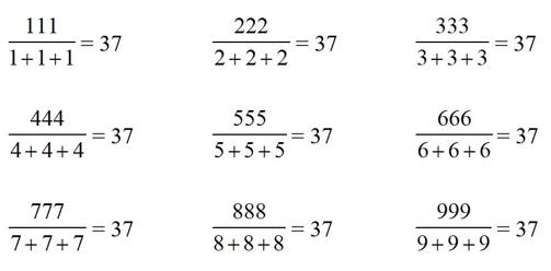 El truco detrás del «misterioso» número 37 y otras fórmulas matemáticas virales