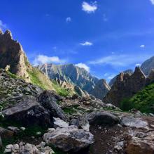 Karst de Baishiya, en la meseta tibetana