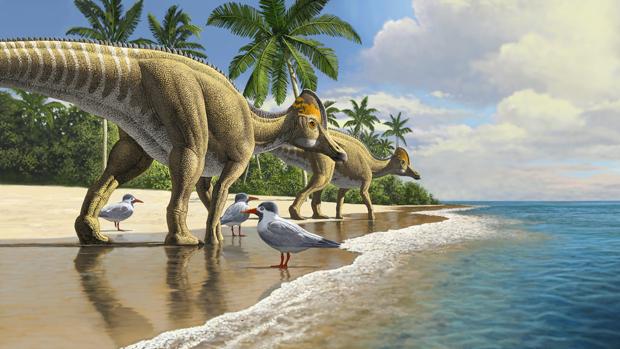 El enigma detrás de cómo los dinosaurios terrestres consiguieron atravesar océanos