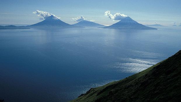 Un supervolcán como el de Yellowstone puede esconderse bajo seis islas en Alaska