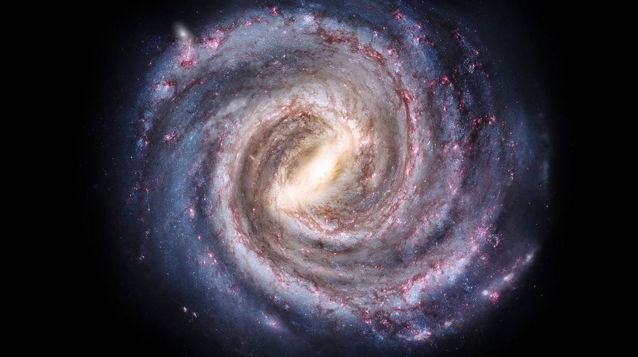 Recreación de la Vía Láctea, nuestra galaxia