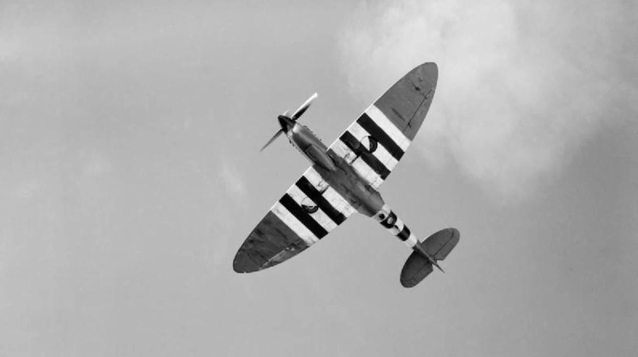 Un Spitfire de reconocimiento en 1944