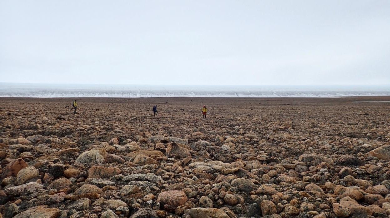 Trabajo de campo en el borde de la capa de hielo de Groenlandia en 2019