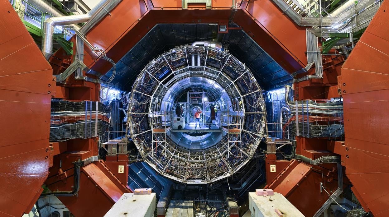 El experimento Alice, uno de los cuatro detectores en el LHC