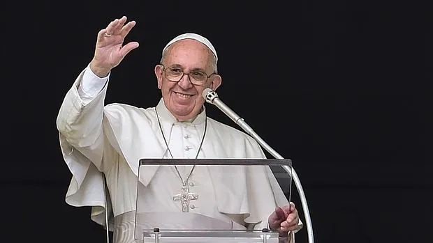 El Papa Francisco, durante el Ángelus