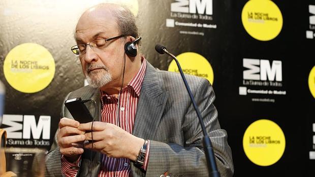 Salman Rushdie, autor de «Dos años, ocho meses y veintiocho noches», en Madrid