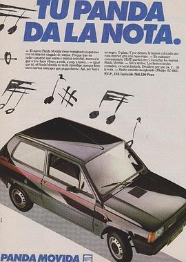 Publicidad gráfica del Panda Movida de Seat , lanzado en 1983