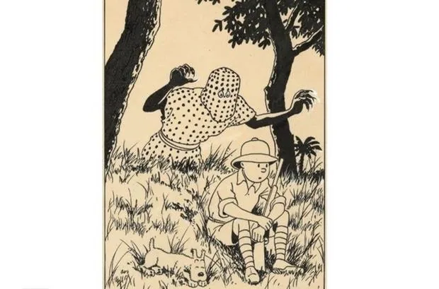El dibujo de Hergé, vendido por 770.600 euros