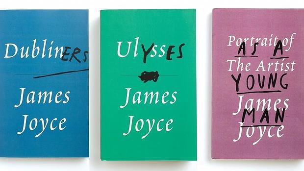 Portadas de Mendelsund para los libros de James Joyce
