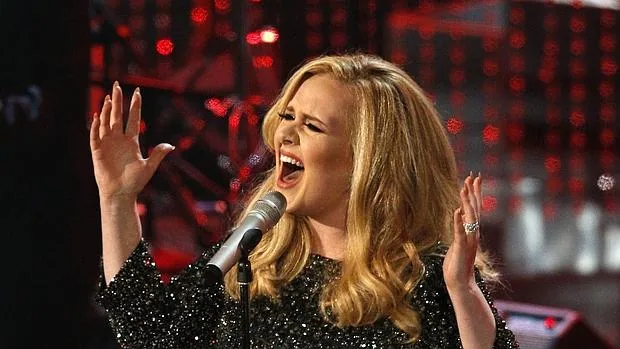 Adele, en un concierto en el año 2013