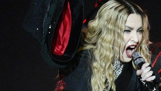 Madonna en una imagen de su actual gira