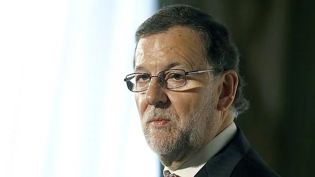 Mariano Rajoy, durante su visita a Barcelona