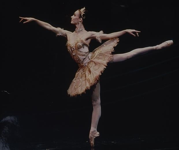 Sylvie Guillem, como la Princesa Aurora en el ballet «La bella durmiente»