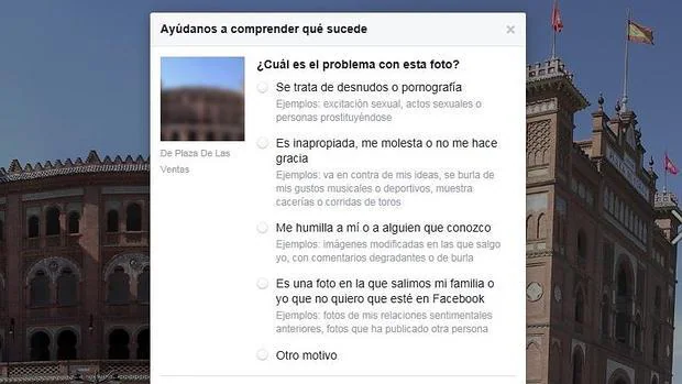 Facebook equipara las corridas de toros con la prostitución